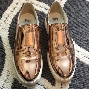 Metallic Rose Gold Shoes